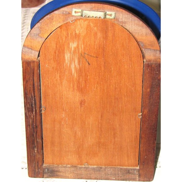 Stained Glass Wooden Framed Bird & Flower Design Wall Art - Picture 2 of 7